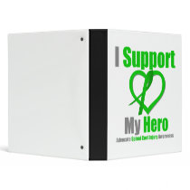 I Support My Hero Spinal Cord Injury Vinyl Binders