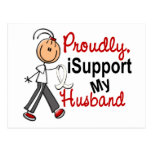 I Support My Husband SFT (Bone / Lung Cancer) Post Card