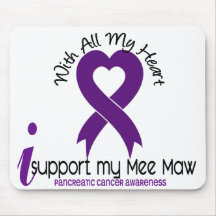 I Support My Mee Maw Pancreatic Cancer Mousepads