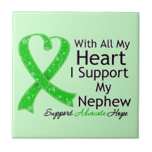 I Support My Nephew All My Heart Tile