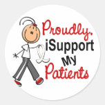 I Support My Patients SFT (Bone / Lung Cancer) Sticker