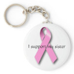I support my sister Keychain
