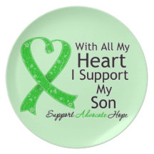 I Support My Son All My Heart Dinner Plates