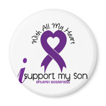 I Support My Son Epilepsy Refrigerator Magnets