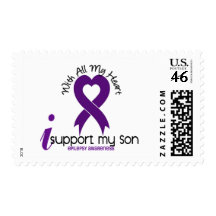I Support My Son Epilepsy Stamps