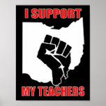 I Support My Teachers Print