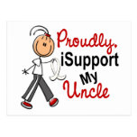 I Support My Uncle SFT (Bone / Lung Cancer) Postcard