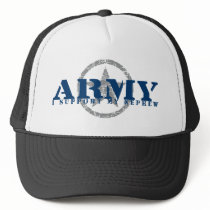 I Support Nephew - ARMY Mesh Hat