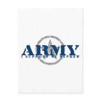 I Support Nephew - ARMY Postcards