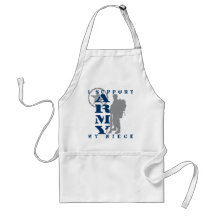 I Support Niece 2 - ARMY Apron