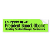 I Support Obama bumper stickers by POLITICS2009 I Support Obama bumper stickers