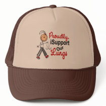 I Support Our Lungs SFT (Lung Cancer Awareness) hats by awarenessgifts I Support Our Lungs SFT (Lung Cancer Awareness) hats