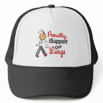 I Support Our Lungs SFT (Lung Cancer Awareness) hats by awarenessgifts I Support Our Lungs SFT (Lung Cancer Awareness) hats