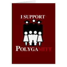 I support Polygamitt.png Greeting Card