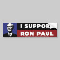 I Support Ron Paul - Blue bumper stickers