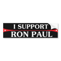 I Support Ron Paul Bumper Sticker