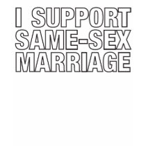 I Support Same-Sex Marriage t-shirts by jeffwooten I Support Same-Sex Marriage t-shirts