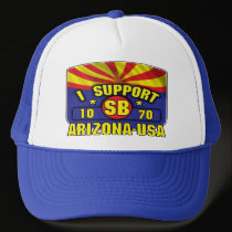 I Support SB1070 - Arizona USA hats