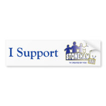 I Support Stoneham TV Bumper Sticker bumper stickers