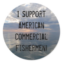 I Support the American Commercial Fis... stickers by imlisa512 I Support the American Commercial Fis... stickers