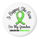 I Support The Cure For Grandma Fridge Magnets