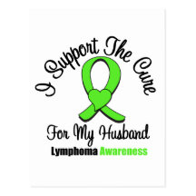 I Support The Cure For Husband Post Card