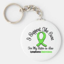 I Support The Cure For My Sister-in-Law Key Chains