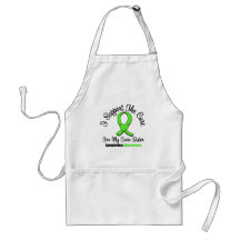 I Support The Cure For Twin Sister Apron