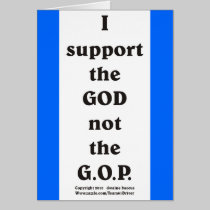 I support the GOD... cards