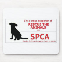 "I Support the SPCA..." mousepads
