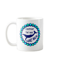 I SUPPORT THE WAR AGAINST WHALING COFFEE MUGS