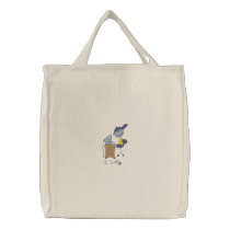 I Surf embroidered bags