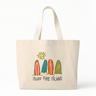 I Surf Fire Island bag