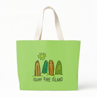 I Surf Fire Island bag