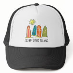 I Surf Long Island Mesh Hats