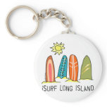 I Surf Long Island Key Chain