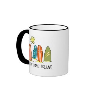 I Surf Long Island mug
