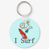 I Surf T-shirts and Gifts keychains