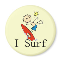 I Surf T-shirts and Gifts magnets