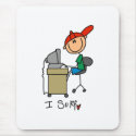 I Surf the Web mousepads