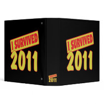 I SURVIVED 2011 3 RING BINDER