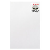 I Survived 2011 East Coast Earthquake Stationery Design
