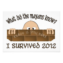 "I Survived 2012" Invitations.