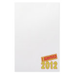 I SURVIVED 2012 PERSONALIZED STATIONERY