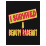 I SURVIVED A BEAUTY PAGEANT FLYER DESIGN