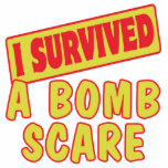 I SURVIVED A BOMB SCARE ACRYLIC CUT OUT
