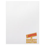 I SURVIVED A BOUNTY HUNTER LETTERHEAD