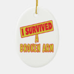 I SURVIVED A BROKEN ARM ORNAMENT