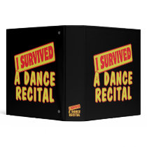 I SURVIVED A DANCE RECITAL BINDER