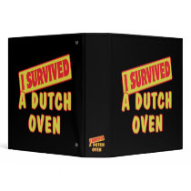I SURVIVED A DUTCH OVEN VINYL BINDER